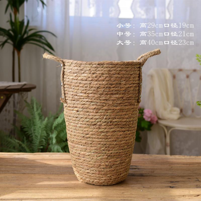 Grass woven flower basket large vase ornament living room flower arrangement gypsy dried flowers modern simple rattan flower pot Small
Grass woven flower basket large vase ornament living room flower arrangement gypsy dried flowers modern simple rattan flower pot Small
