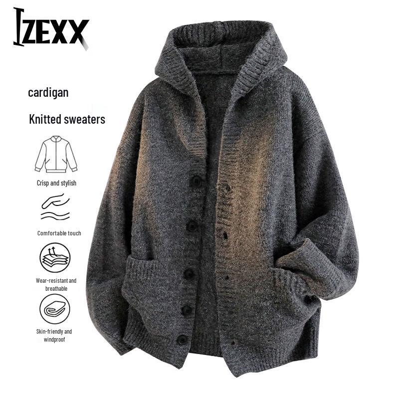 IZEXX Men s Hooded Knit Cardigan Sweater 3XL
IZEXX Men s Hooded Knit Cardigan Sweater 3XL