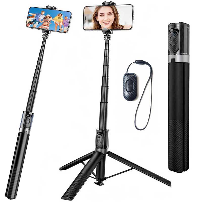 Bluetooth Selfie Stick Tripod: Anti-Shake, Automatic Retractable, Portable Remote Control Phone Holder for Travel. DP20 White
Bluetooth Selfie Stick Tripod: Anti-Shake, Automatic Retractable, Portable Remote Control Phone Holder for Travel. DP20 White