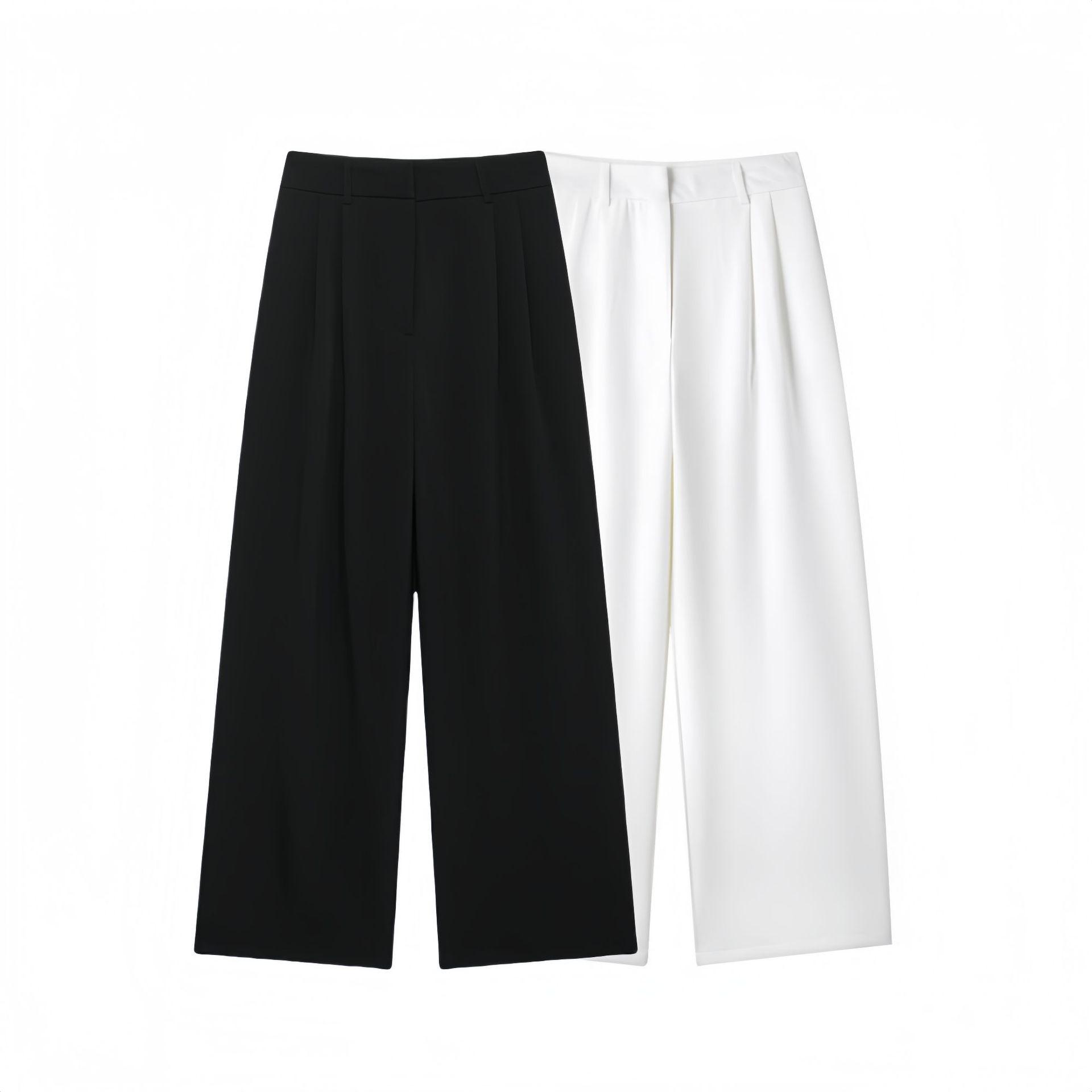 Spring/Summer 2025 Women s High-Waisted Pleated Wide-Leg Pants - Casual & Loose Fit Large чёрный
Spring/Summer 2025 Women s High-Waisted Pleated Wide-Leg Pants - Casual & Loose Fit Large чёрный