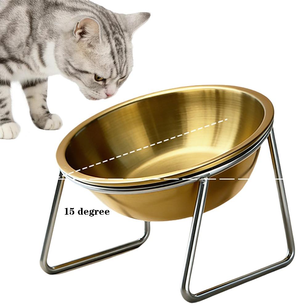 Elevated 15° Cat Bowls Tilted Pet Supplies Stable Dog Bowls for Puppy and Cat
Elevated 15° Cat Bowls Tilted Pet Supplies Stable Dog Bowls for Puppy and Cat