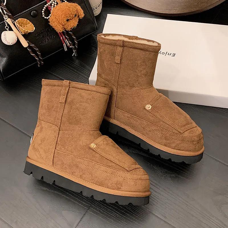 2025 Winter Women s Snow Boots Warm Ankle Boots Women Plus Velvet Trendy Hard Wearing ladies Shoes Botas De Invierno Para Mujer 40 коричневий
2025 Winter Women s Snow Boots Warm Ankle Boots Women Plus Velvet Trendy Hard Wearing ladies Shoes Botas De Invierno Para Mujer 40 коричневий