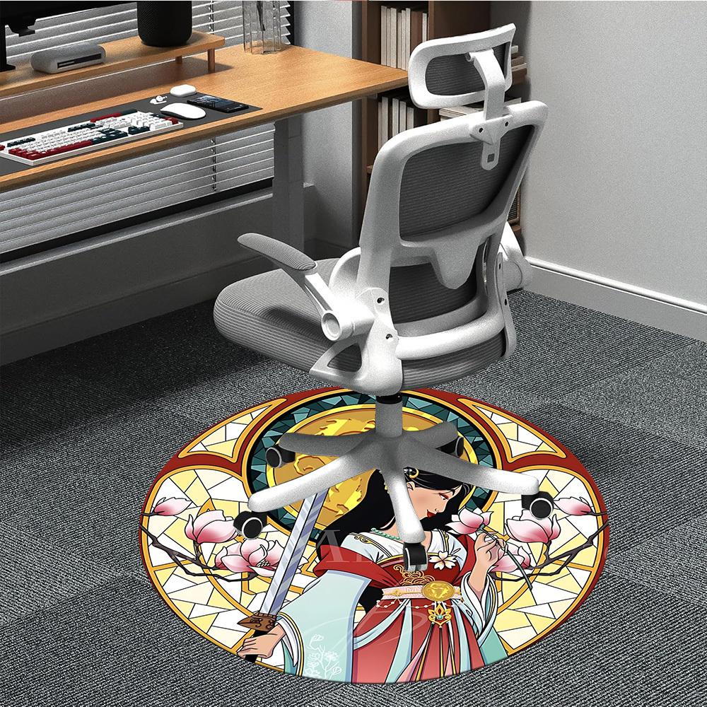 1pc Mulan Stained Glass Chair Carpet for Office, Non-slip, Soft and Durable Office Rug, Perfect for Office yy251226048 80cm by 80cm
1pc Mulan Stained Glass Chair Carpet for Office, Non-slip, Soft and Durable Office Rug, Perfect for Office yy251226048 80cm by 80cm