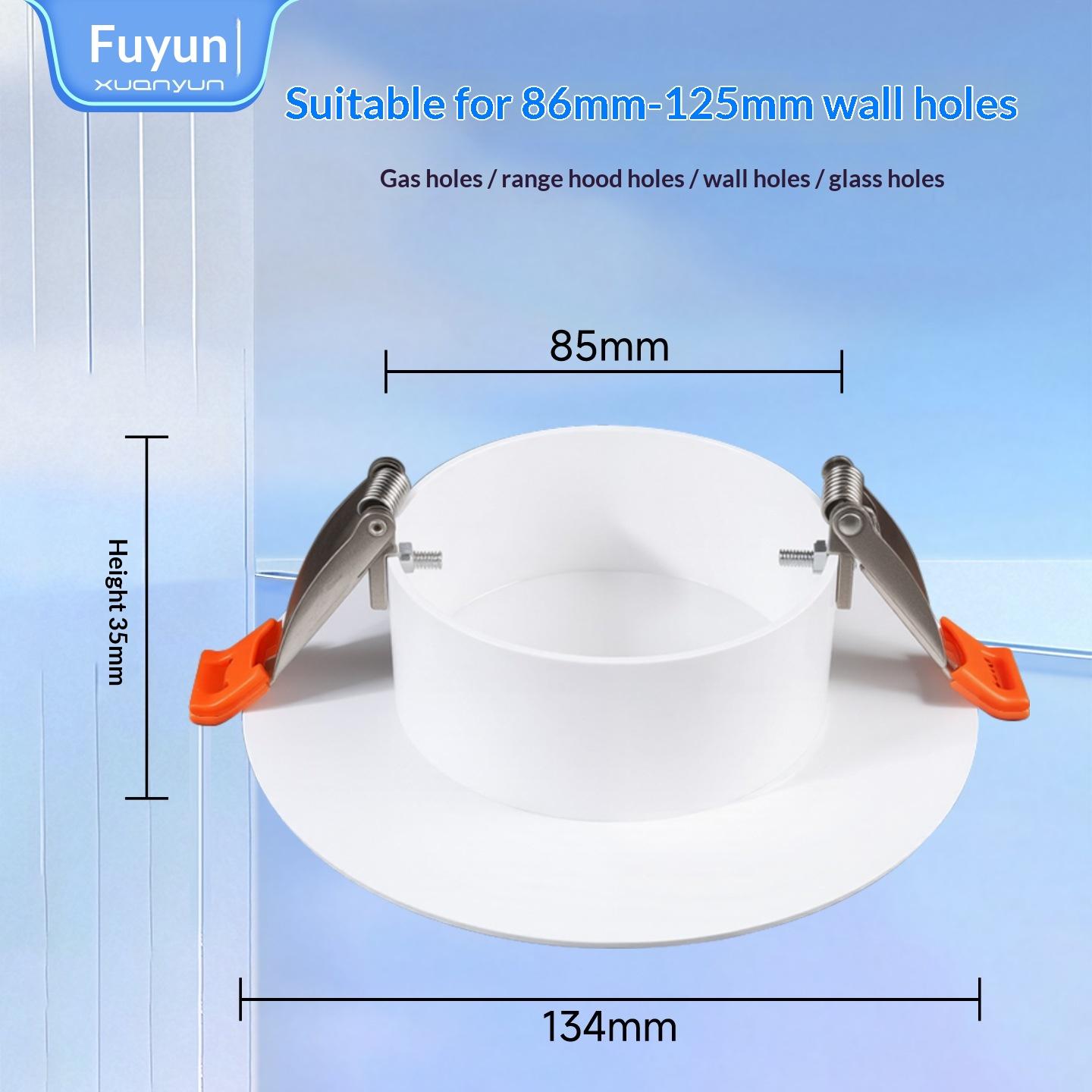 Wall Hole Decoration, Air Conditioning Hole Round Cover Plate for Hiding Flaws Downlight Hole Glass Flue Hole Covering Tool
Wall Hole Decoration, Air Conditioning Hole Round Cover Plate for Hiding Flaws Downlight Hole Glass Flue Hole Covering Tool