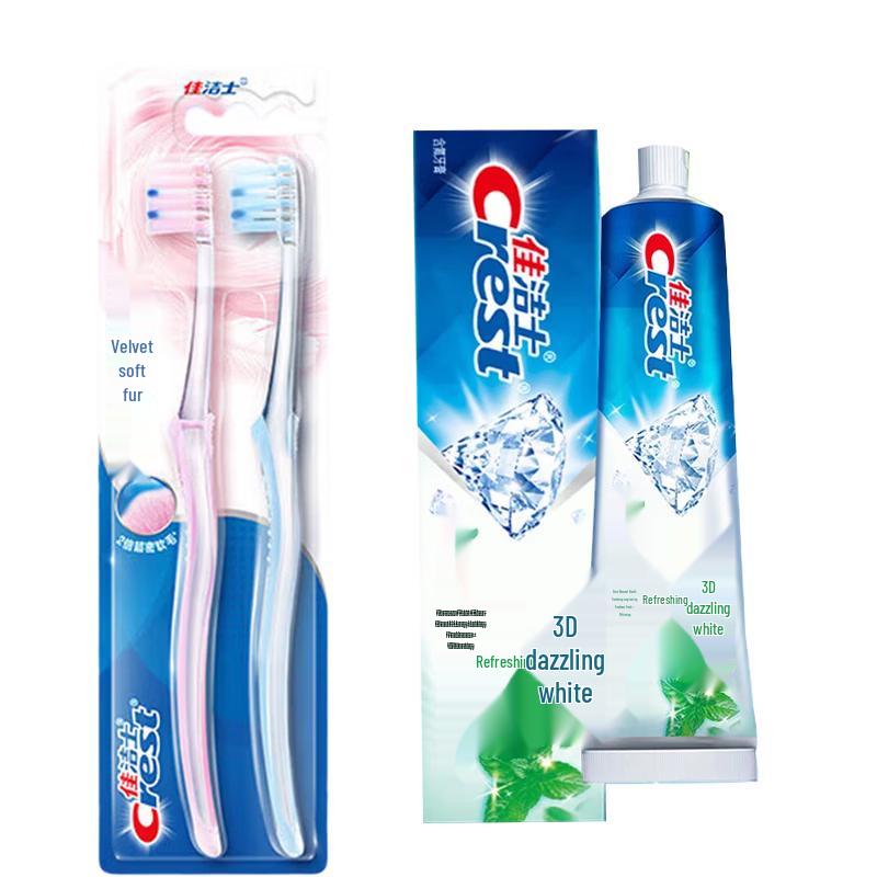 Crest Gum Care Toothbrush & 3D White Toothpaste Set
Crest Gum Care Toothbrush & 3D White Toothpaste Set