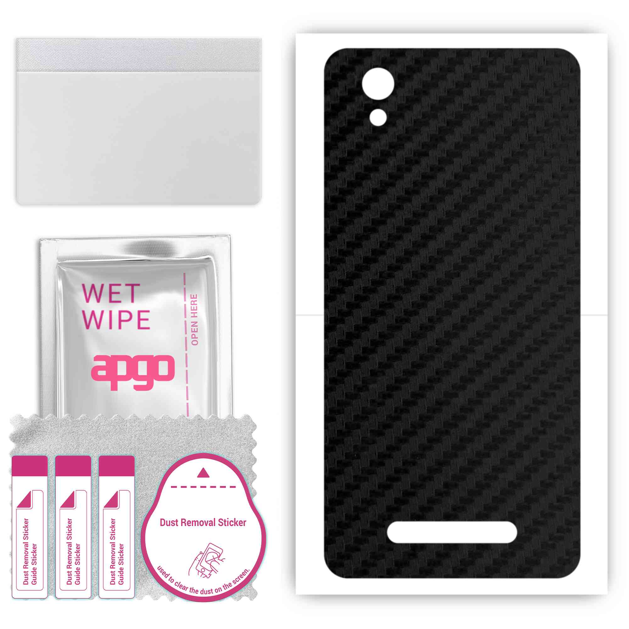 Apgo Protective Skin Sticker для задньої панелі сумісний з ZTE Blade A5 (2019 р), Пакетна плівка, фольга, вініл – візерунок чорного вуглецю
Apgo Protective Skin Sticker для задньої панелі сумісний з ZTE Blade A5 (2019 р), Пакетна плівка, фольга, вініл – візерунок чорного вуглецю