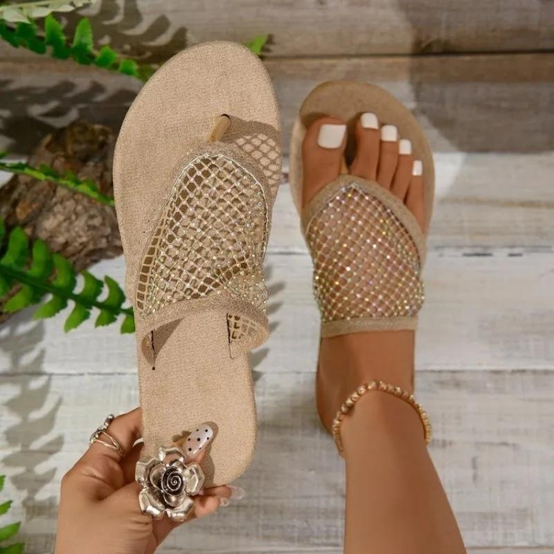 Fashion Women Slippers 2025 Summer New Flat Bottom Sandals Flip Flops Hollow Sexy Flats Bottom Slippers Slides Women Zapatos De Mujer 43 хаки
Fashion Women Slippers 2025 Summer New Flat Bottom Sandals Flip Flops Hollow Sexy Flats Bottom Slippers Slides Women Zapatos De Mujer 43 хаки