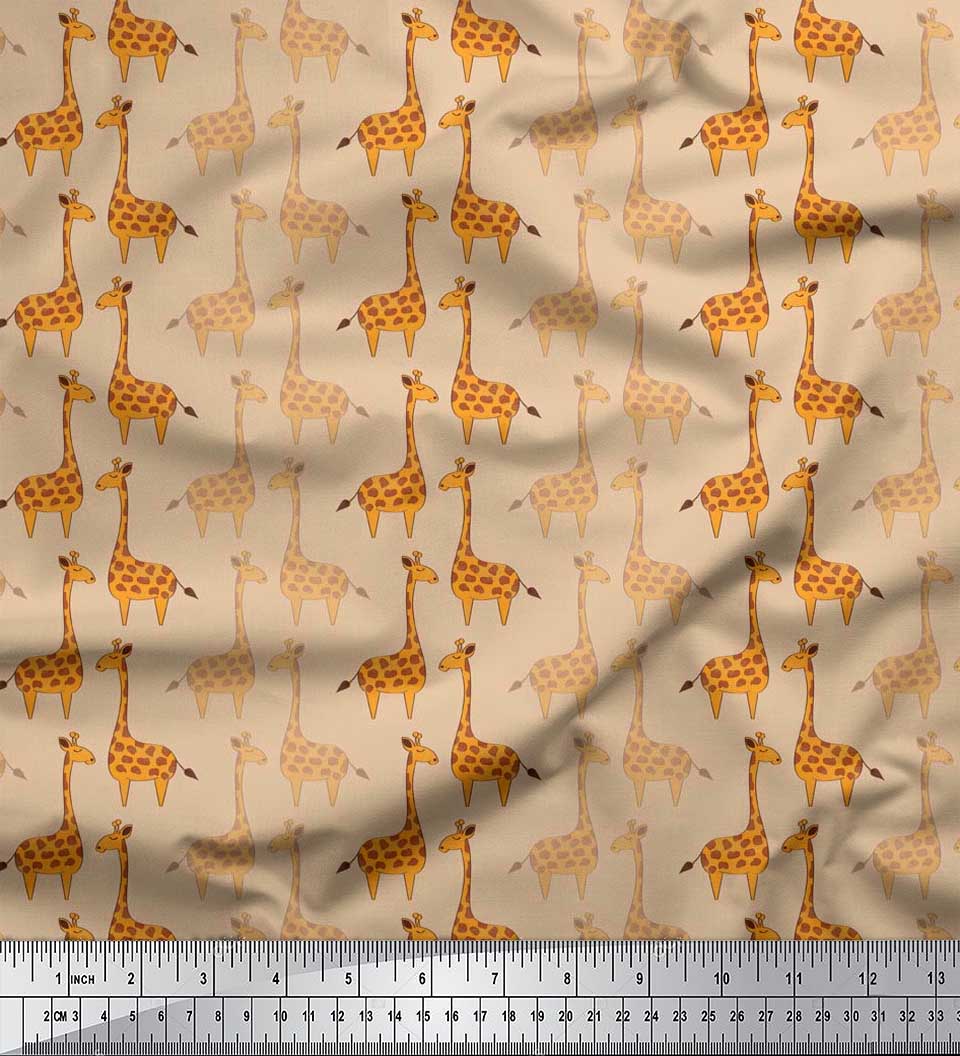 Ткань для рукоделия Soimoi Japan Crepe Satin Fabric с принтом жирафа для детей на метр 42 дюйма 42 Inch Wide - Poly Crepe розовый
Ткань для рукоделия Soimoi Japan Crepe Satin Fabric с принтом жирафа для детей на метр 42 дюйма 42 Inch Wide - Poly Crepe розовый