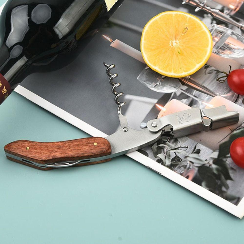 Bar Accessory Stainless Steel Waiter Corkscrew High Hardness Spiral Design Wine Opener Durable Wine Stopper Remover Restaurant
Bar Accessory Stainless Steel Waiter Corkscrew High Hardness Spiral Design Wine Opener Durable Wine Stopper Remover Restaurant