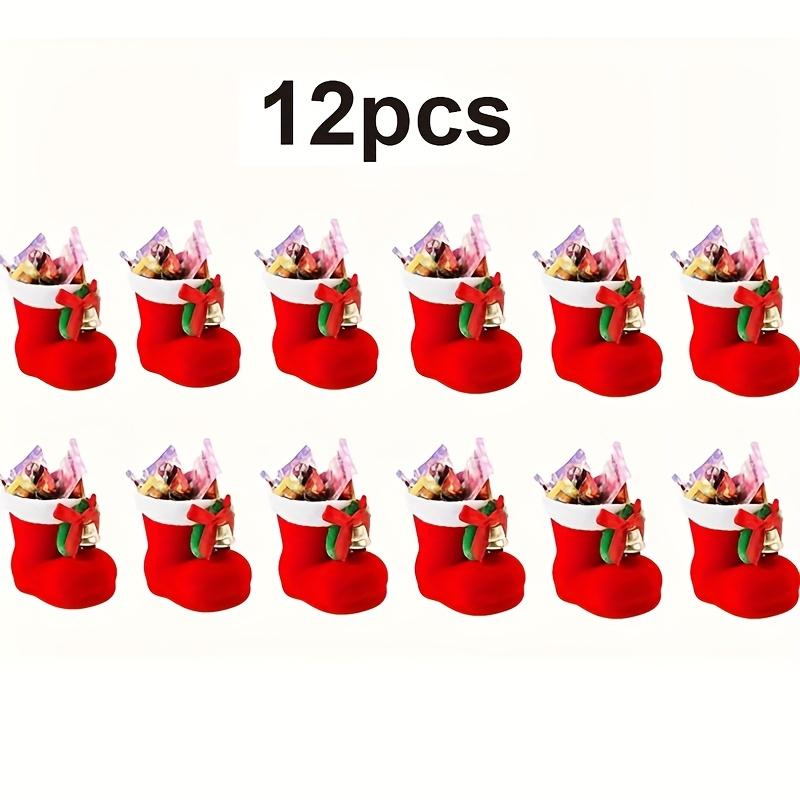 12pcs Santa Claus Candy Boots Gift Bags Snack Pouches Christmas New Year s Decorations Party Favors Xmas Tree hanging Ornaments 6x6CM
12pcs Santa Claus Candy Boots Gift Bags Snack Pouches Christmas New Year s Decorations Party Favors Xmas Tree hanging Ornaments 6x6CM