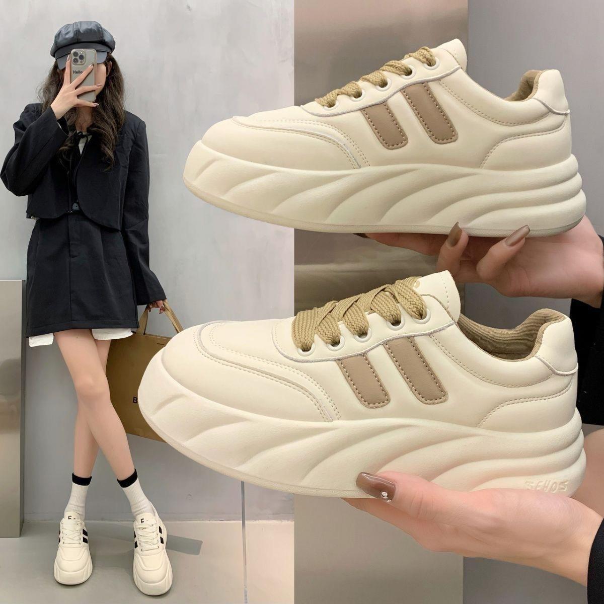 High-value bread little white shoes, women s versatile new spring platform campus height-increasing sports and leisure sports board shoes 40 хакі
High-value bread little white shoes, women s versatile new spring platform campus height-increasing sports and leisure sports board shoes 40 хакі