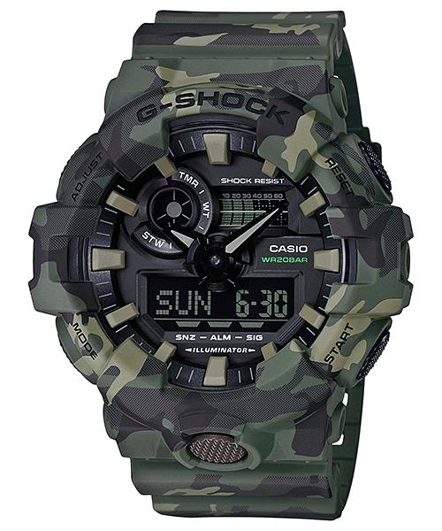 Casio G-SHOCK Men s Resin 200M Water Resistant Analog Shock Resistant Quartz Watch GA-700CM-3A зелёный
Casio G-SHOCK Men s Resin 200M Water Resistant Analog Shock Resistant Quartz Watch GA-700CM-3A зелёный