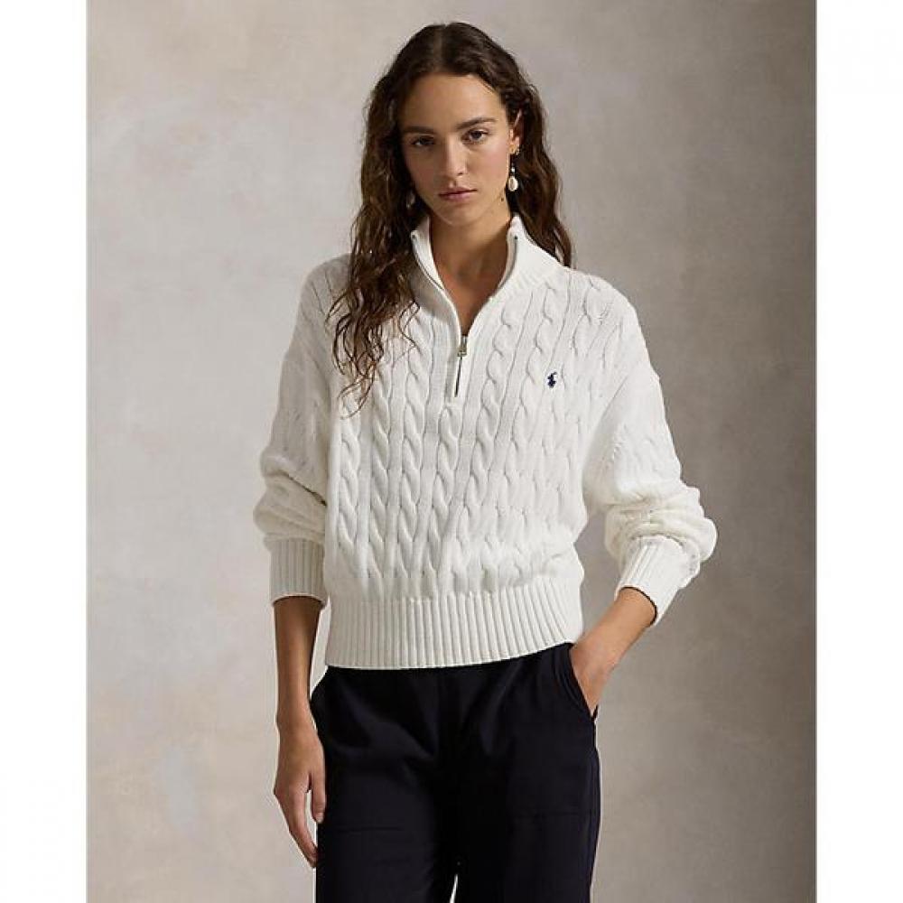 Polo Ralph Lauren Жіночий S В язаний спицями Бавовняний светр на блискавці до чверті wmpoSwenc021143100 L
Polo Ralph Lauren Жіночий S В язаний спицями Бавовняний светр на блискавці до чверті wmpoSwenc021143100 L