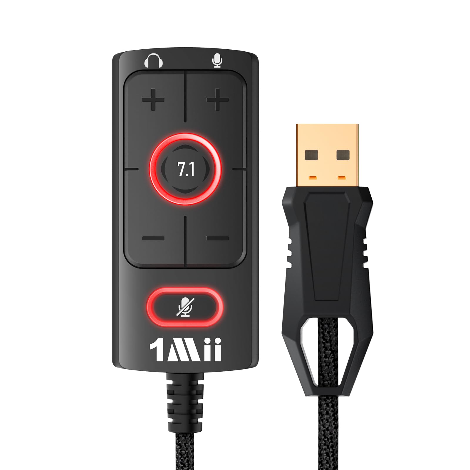 1Mii USB Sound Card USB to Jack Audio Adapter Virtual Surround Sound Compatible with Headsets External Sound Card No Driver Required Plug and Play
1Mii USB Sound Card USB to Jack Audio Adapter Virtual Surround Sound Compatible with Headsets External Sound Card No Driver Required Plug and Play