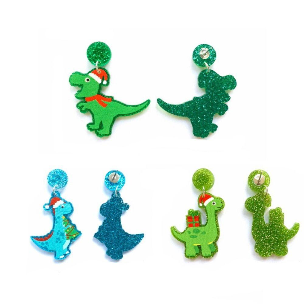 Xmas Tree New Year Gift Dinosaur Christmas Earrings Pendant Earrings Women Jewelry Stud Earrings E
Xmas Tree New Year Gift Dinosaur Christmas Earrings Pendant Earrings Women Jewelry Stud Earrings E