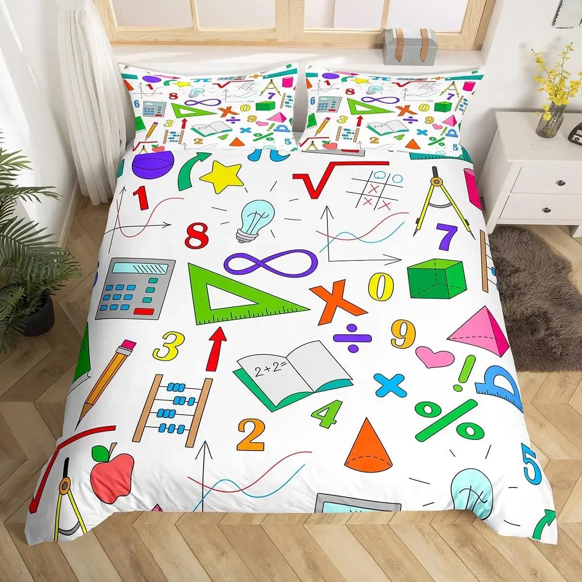 Math Duvet Cover Computing Formula Bedding Set Watercolor Geometry Art Comforter Cover Mathematical Formula Bed Set Twin Queen EU King(240*220cm)3pcs
Math Duvet Cover Computing Formula Bedding Set Watercolor Geometry Art Comforter Cover Mathematical Formula Bed Set Twin Queen EU King(240*220cm)3pcs