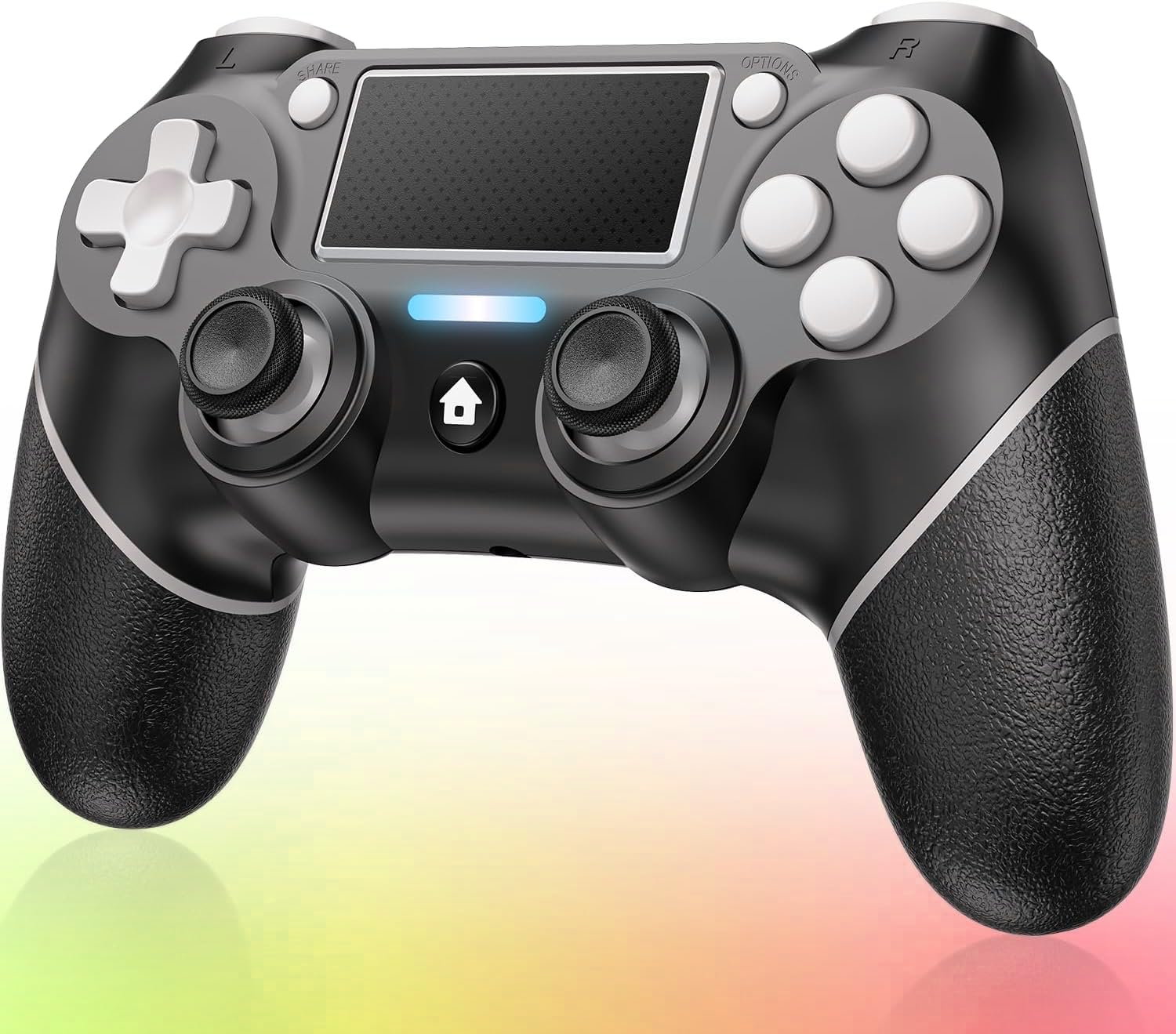 P4 Controller Wireless Controller Rapid Fire Function Wireless Bluetooth Connection No Delay Gyro Sensor Function Gravity Sensing High Durability чорний
P4 Controller Wireless Controller Rapid Fire Function Wireless Bluetooth Connection No Delay Gyro Sensor Function Gravity Sensing High Durability чорний
