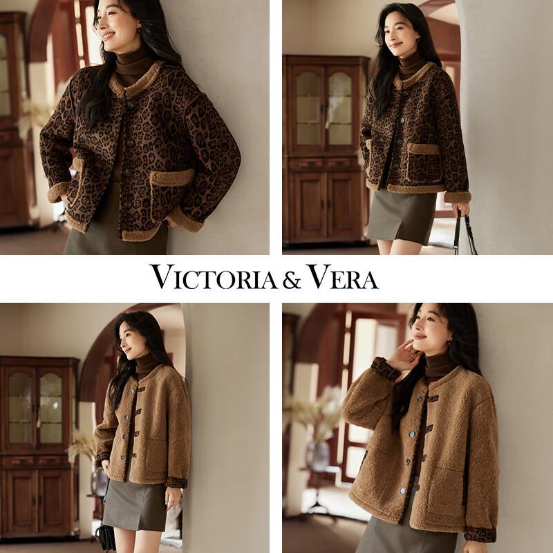 VICTORIA&VERAA Women s Reversible Leopard Print Fleece Short Coat M
VICTORIA&VERAA Women s Reversible Leopard Print Fleece Short Coat M