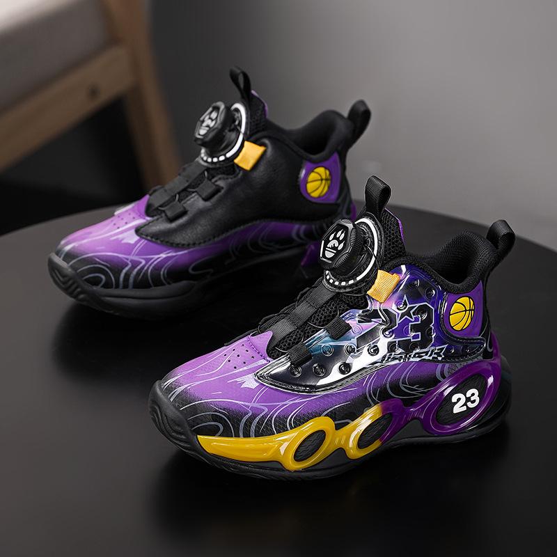 2025 Autumn Boys Leather Breathable Rotating Button Non-Slip Sneakers 37 фіолетовий/чорний
2025 Autumn Boys Leather Breathable Rotating Button Non-Slip Sneakers 37 фіолетовий/чорний