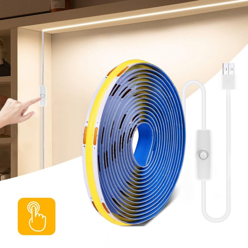 Flexible USB 5V Led Lights White Tape Lights New COB Led Strip Lights Home Warm White 1m
Flexible USB 5V Led Lights White Tape Lights New COB Led Strip Lights Home Warm White 1m