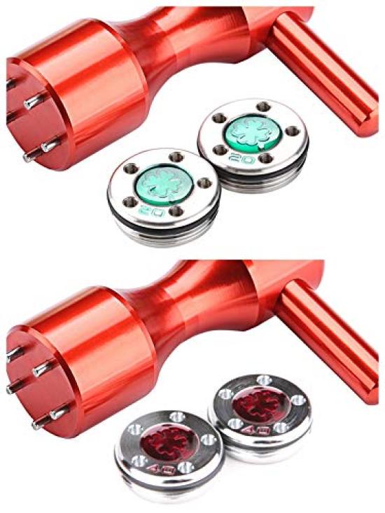 Scotty Cameron Butter Weights Clover Pattern 2 Weights Set 10g15g20g25g30g40g + T-Wrench (25g, Red) червоний
Scotty Cameron Butter Weights Clover Pattern 2 Weights Set 10g15g20g25g30g40g + T-Wrench (25g, Red) червоний