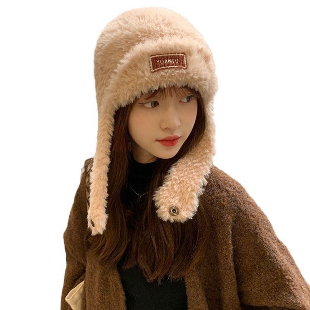 Earmuffs Woolen Beanie Hat Keep Warm Winter Hood Hat Cute Plush Ear Protection Hat Autumn кавовий
Earmuffs Woolen Beanie Hat Keep Warm Winter Hood Hat Cute Plush Ear Protection Hat Autumn кавовий