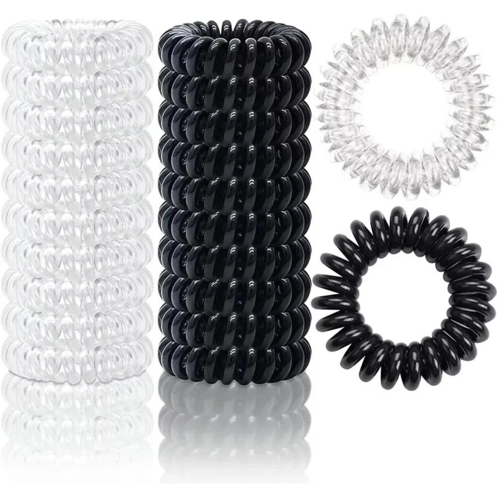 10/20/30Pcs Large Spiral Hair Ties No Trace Telephone Cord Hair Coils Strong Hold Waterproof Hair Bobbles for Women Girls
10/20/30Pcs Large Spiral Hair Ties No Trace Telephone Cord Hair Coils Strong Hold Waterproof Hair Bobbles for Women Girls