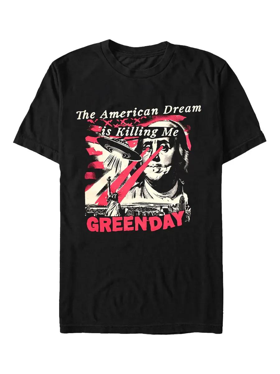 Men s Green Day Graphic T-Shirt, 100% Cotton Crew Neck Short Sleeve Tee, Casual Summer Top for Daily Wear and Gift L
Men s Green Day Graphic T-Shirt, 100% Cotton Crew Neck Short Sleeve Tee, Casual Summer Top for Daily Wear and Gift L