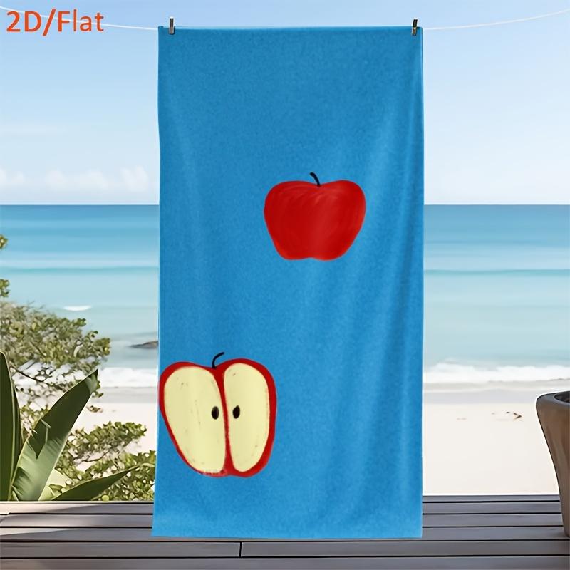 Red Apple Sliced Beach Towel, Hand Painted Fruit Design Microfiber Quick Dry Soft Absorbent for Beach Vacation Gift W40*H60(CM)
Red Apple Sliced Beach Towel, Hand Painted Fruit Design Microfiber Quick Dry Soft Absorbent for Beach Vacation Gift W40*H60(CM)