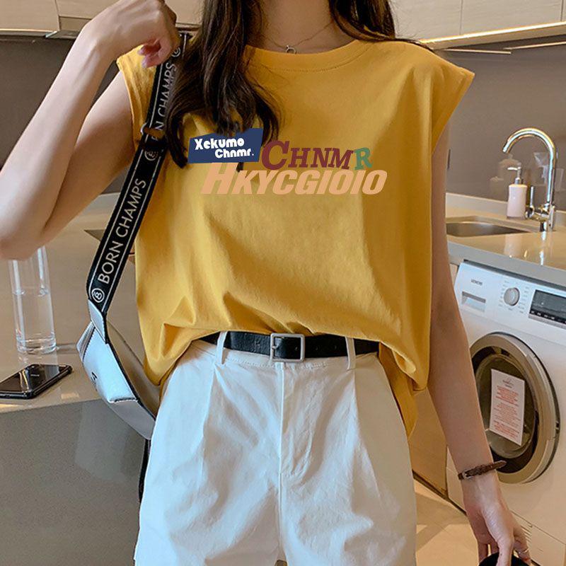 Spring/Summer Sleeveless Women s Round Neck Loose Camisole - Hong Kong Style Sports Vest L up to 115 jin
Spring/Summer Sleeveless Women s Round Neck Loose Camisole - Hong Kong Style Sports Vest L up to 115 jin