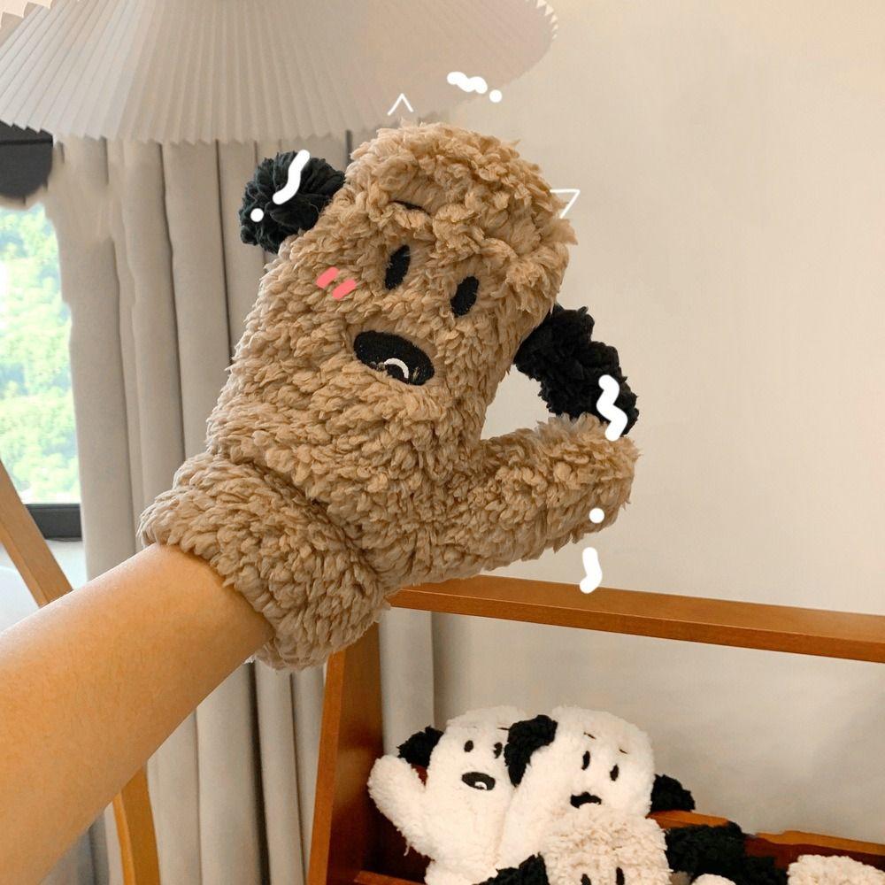 Thickened Dog Plush Mittens Cartoon Winter Gloves Gift Full Finger Gloves Student белый
Thickened Dog Plush Mittens Cartoon Winter Gloves Gift Full Finger Gloves Student белый