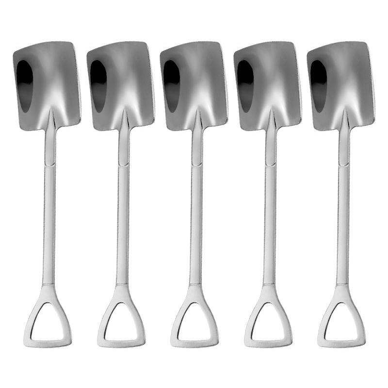 5Pcs Shovel Shape Spoon Stainless Steel Watermelon Dessert Spoon (BPA Free, No FDA Certificate) B
5Pcs Shovel Shape Spoon Stainless Steel Watermelon Dessert Spoon (BPA Free, No FDA Certificate) B