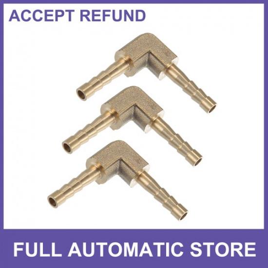 3Pcs 4mm Brass Car Barb Hose Fitting L Shape 2 Way Connector for Air Water
3Pcs 4mm Brass Car Barb Hose Fitting L Shape 2 Way Connector for Air Water