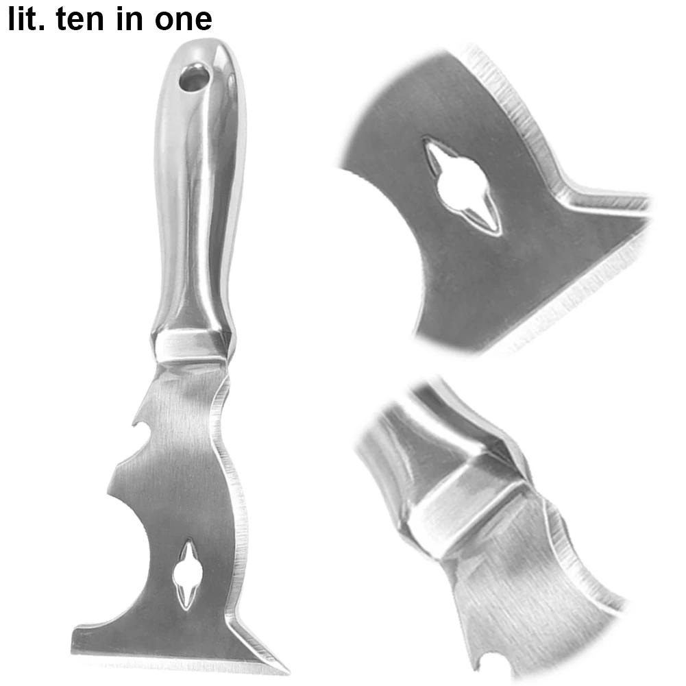 10-in-1 scraper, multi-purpose paint knife, paste knife to remove sealants, painting, wood and wallpaper Other
10-in-1 scraper, multi-purpose paint knife, paste knife to remove sealants, painting, wood and wallpaper Other