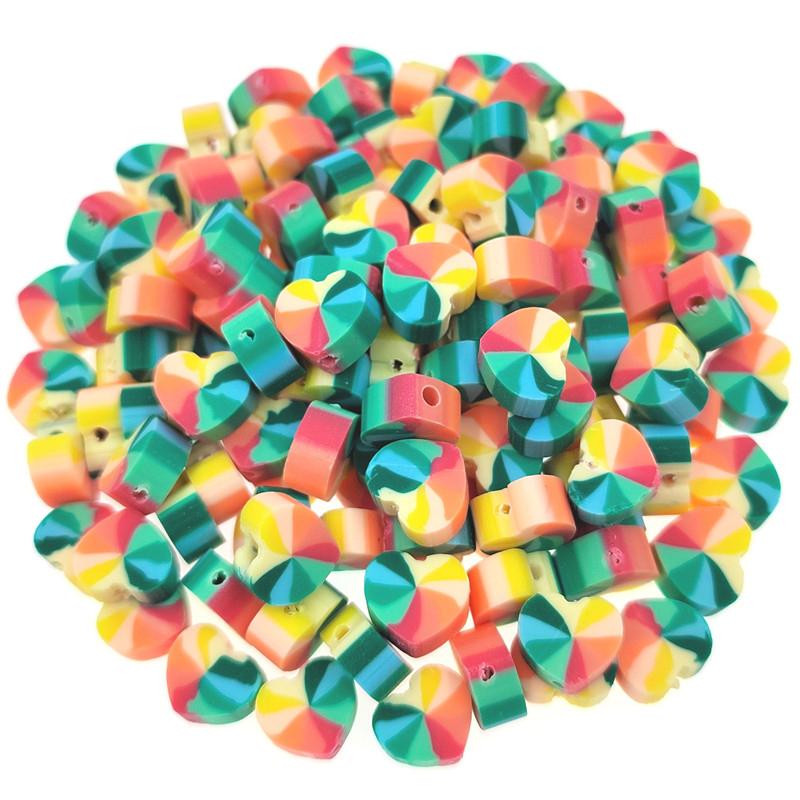 Творческие ювелирные изделия Детское ожерелье Браслет Микс Дизайн DIY 10 шт. Сердцевидные ломтики Полимерная глина Бусины Разделитель 2
Творческие ювелирные изделия Детское ожерелье Браслет Микс Дизайн DIY 10 шт. Сердцевидные ломтики Полимерная глина Бусины Разделитель 2