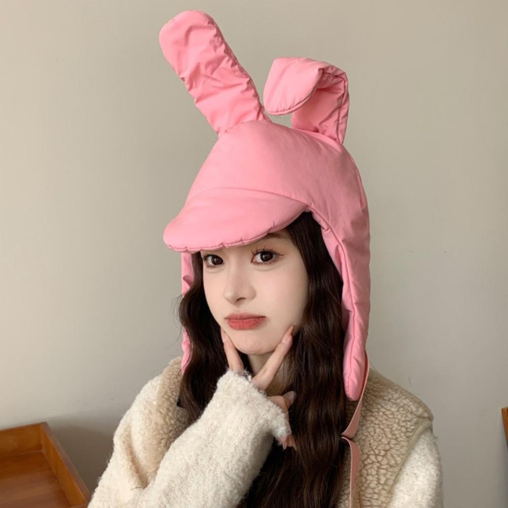 Однотонная пилотская шапка с защитой от ветра и ушей, модная зимняя шапка с заячьими ушками 
Однотонная пилотская шапка с защитой от ветра и ушей, модная зимняя шапка с заячьими ушками