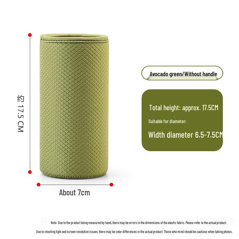 Outdoor Drop-Proof Thermos Cup Sleeve - 7cm Wide, 175mm High, Insulated Kettle Cover from Diving Material
Outdoor Drop-Proof Thermos Cup Sleeve - 7cm Wide, 175mm High, Insulated Kettle Cover from Diving Material
