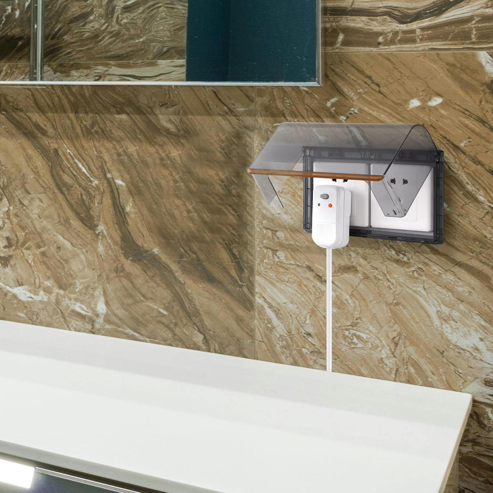 Водонепроникна кришка для розетки для захисту настінної розетки в офісі та вдома чорний
Водонепроникна кришка для розетки для захисту настінної розетки в офісі та вдома чорний