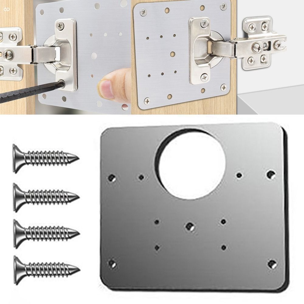 Silver Hinge Repair Plate Stainless Steel Hinge Fixing Plate for Table Cabinet Window Door
Silver Hinge Repair Plate Stainless Steel Hinge Fixing Plate for Table Cabinet Window Door