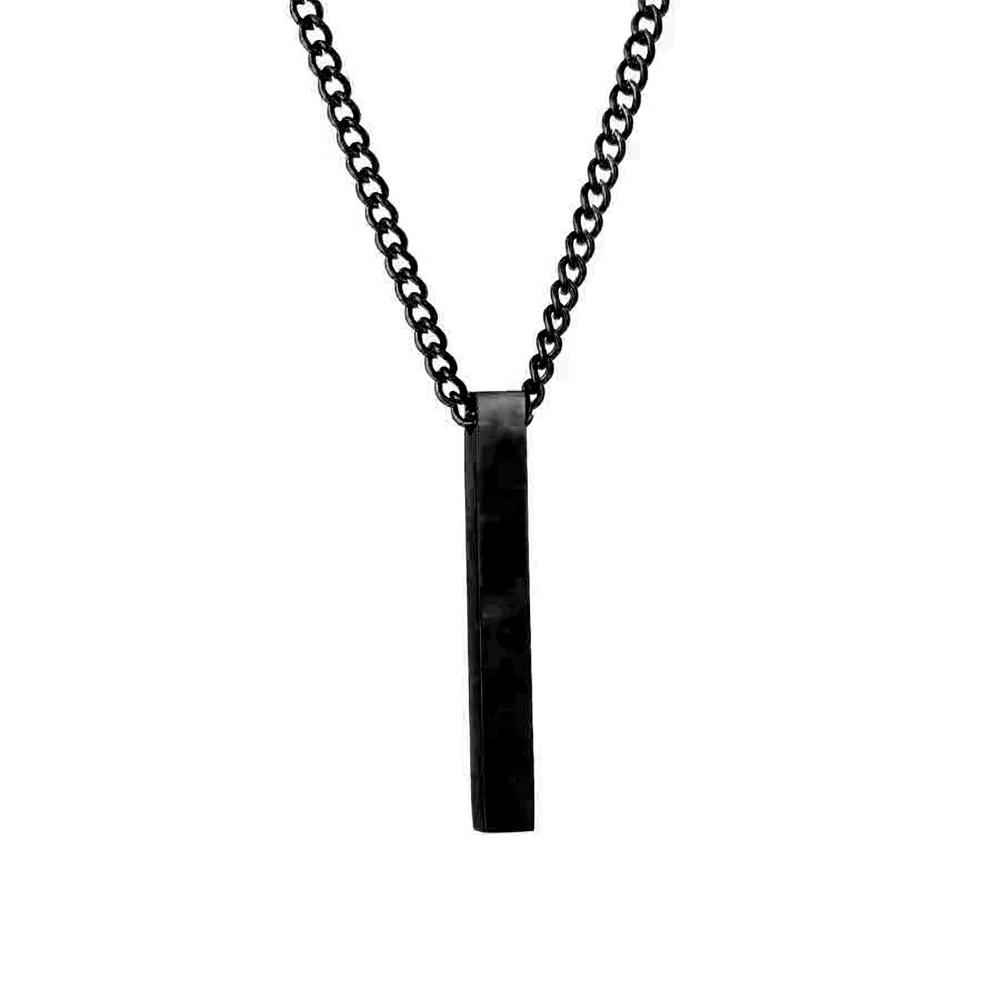 Простое пустое ожерелье с подвеской в виде бруска желаний, очаровательное ожерелье для мужчин и женщин, водонепроницаемое, висящее вертикальное кубовидное ожерелье, ювелирное изделие, подарок чёрный
Простое пустое ожерелье с подвеской в виде бруска желаний, очаровательное ожерелье для мужчин и женщин, водонепроницаемое, висящее вертикальное кубовидное ожерелье, ювелирное изделие, подарок чёрный