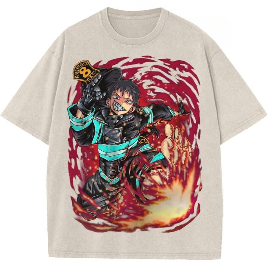 Fire Force Shinra Kusakabe Printed Tee Men Women Washed T-shirts Oversized Cotton T Shirt Short Sleeve Clothing Harajuku Tshirt S бежевый
Fire Force Shinra Kusakabe Printed Tee Men Women Washed T-shirts Oversized Cotton T Shirt Short Sleeve Clothing Harajuku Tshirt S бежевый