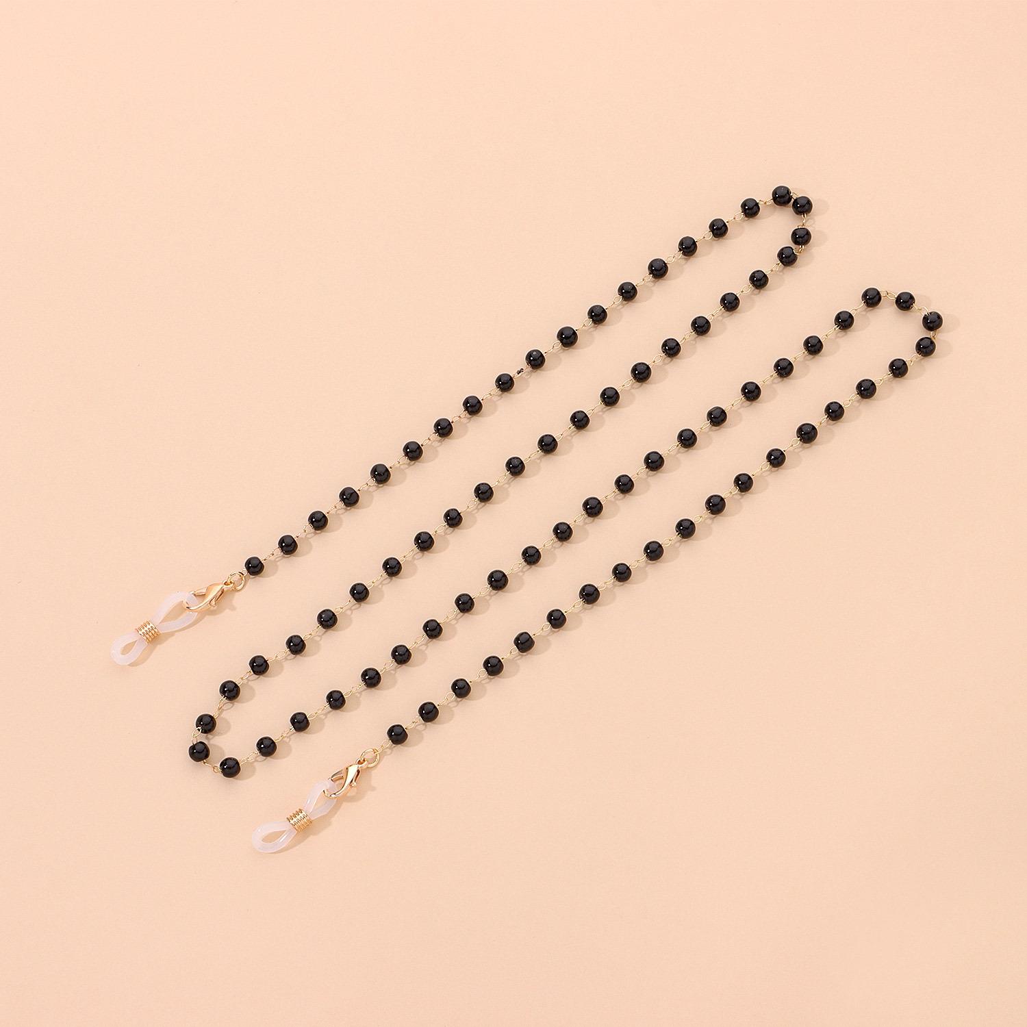 Europe, America, hot-selling protein bead glasses chain, versatile black and white beads glasses accessories women
Europe, America, hot-selling protein bead glasses chain, versatile black and white beads glasses accessories women