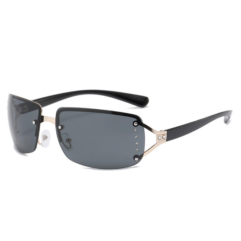 Oversized Goggle Rimless Eyewear Punk Y2K Sunglasses for Women Men Sports Sun Glasses Shades Oculos De Sol UV400 Other
Oversized Goggle Rimless Eyewear Punk Y2K Sunglasses for Women Men Sports Sun Glasses Shades Oculos De Sol UV400 Other