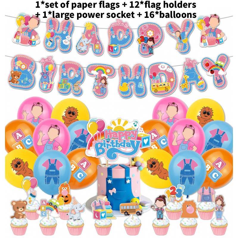 Ms Rachel Birthday Party Decorations Set With Balloons And Flags For Kids Celebration
Ms Rachel Birthday Party Decorations Set With Balloons And Flags For Kids Celebration
