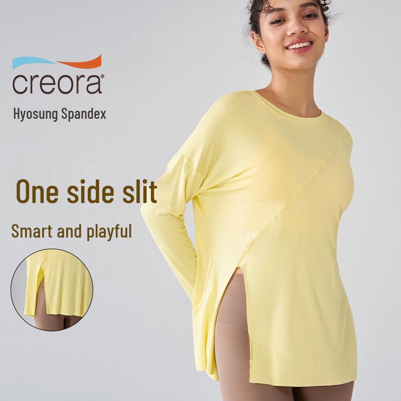 Women s Quick-Dry Loose Fit Yoga Top - Slit Round Neck, Long Sleeve, Comfortable Summer Sports T-Shirt Medium
Women s Quick-Dry Loose Fit Yoga Top - Slit Round Neck, Long Sleeve, Comfortable Summer Sports T-Shirt Medium