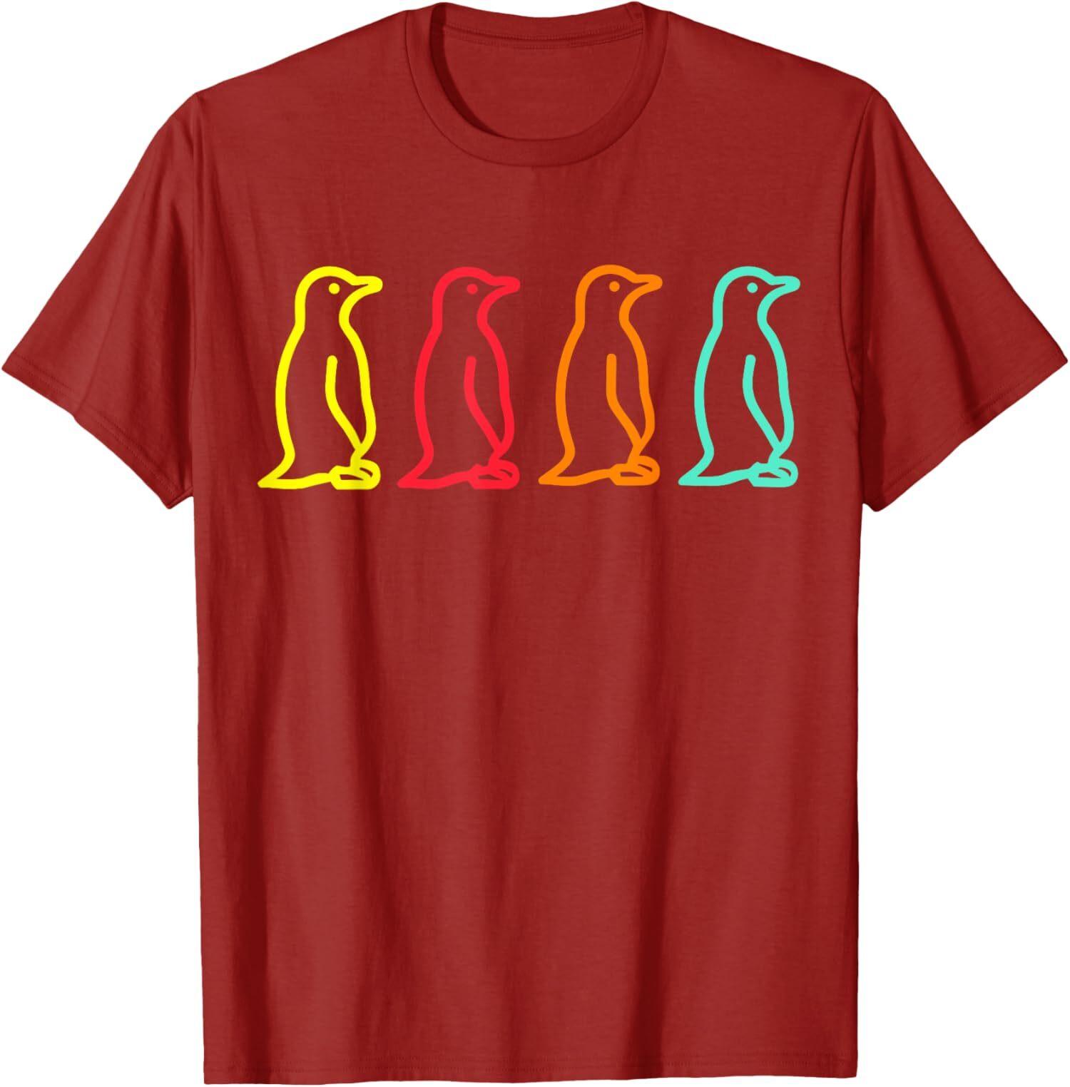 Penguin Retro Colors Cute Animals Bird Funny Gift Unisex T-Shirt 5XL різнокольоровий
Penguin Retro Colors Cute Animals Bird Funny Gift Unisex T-Shirt 5XL різнокольоровий