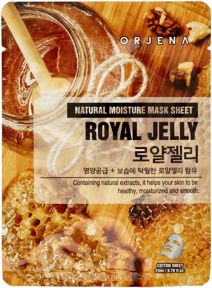 ORJENA Royal Jelly Mask Sheet,23ml - Nourishing Mask in sheet with royal jelly
ORJENA Royal Jelly Mask Sheet,23ml - Nourishing Mask in sheet with royal jelly
