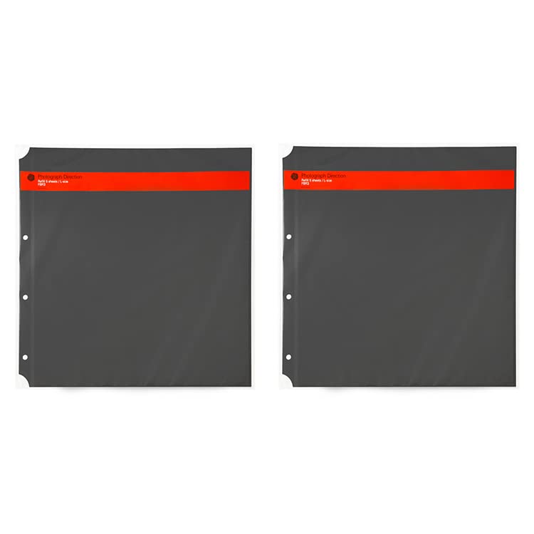 Delfonics PD Photo Album Refills, Black, Size L (2-Pack, 10 Sheets per Refill)
Delfonics PD Photo Album Refills, Black, Size L (2-Pack, 10 Sheets per Refill)