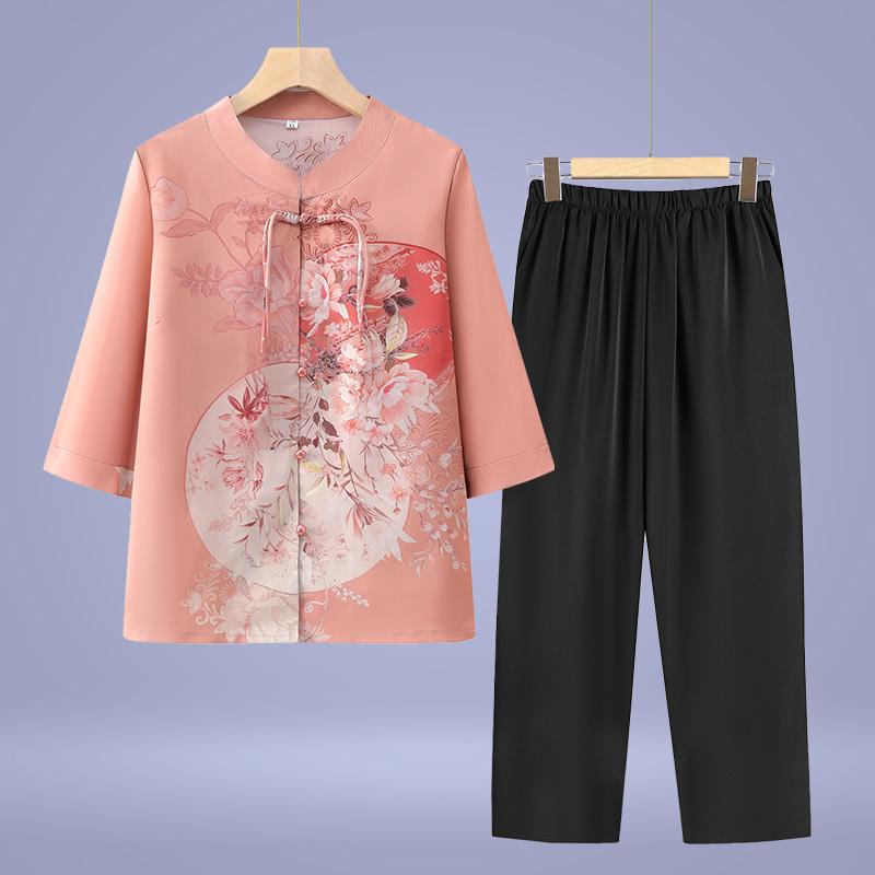 2026 New Chinese-Style Chiffon Summer Set for Middle-Aged & Elderly Women - Seven-Sleeve Top XL (recommended for 90-100 jin)
2026 New Chinese-Style Chiffon Summer Set for Middle-Aged & Elderly Women - Seven-Sleeve Top XL (recommended for 90-100 jin)