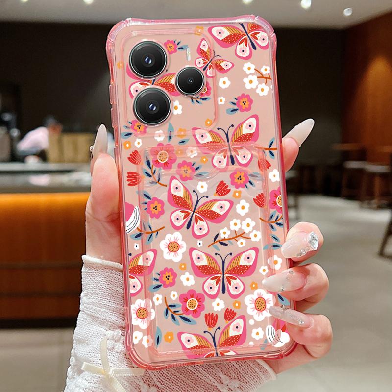 Card Pocket Bag Clear Phone Case For Xiaomi 14T 13T Xiaomi 14T 13T Pro Flower Butterfly Patterned Shockproof Soft Silicone Cover xiaomi 14T pro
Card Pocket Bag Clear Phone Case For Xiaomi 14T 13T Xiaomi 14T 13T Pro Flower Butterfly Patterned Shockproof Soft Silicone Cover xiaomi 14T pro